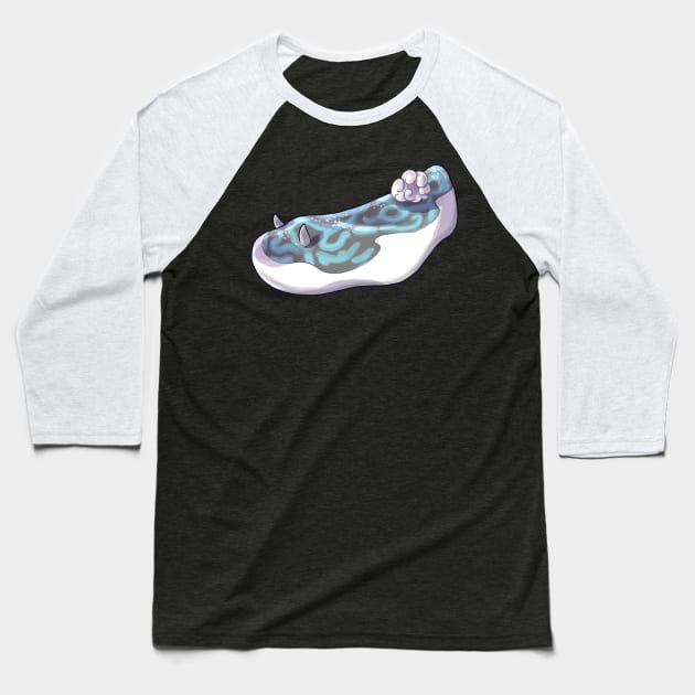 Demiboy Nudibranch Baseball T-Shirt by candychameleon